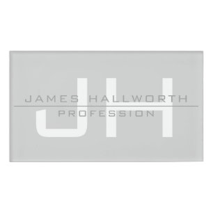 Moderne Mit Monogramm Initialen (oder andere Texte Namenschild