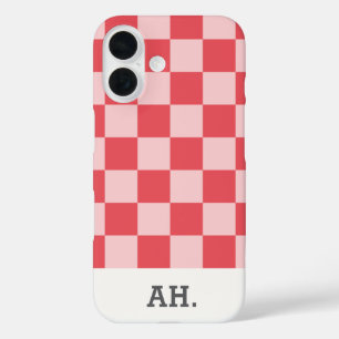 Moderne Mit Monogramm Tafel iPhone 16 Hülle