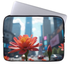 Moderne Mittags-Midtown-Blüte 13' Laptopschutzhülle