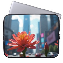 Moderne Mittags-Midtown-Blüte 15' Laptopschutzhülle