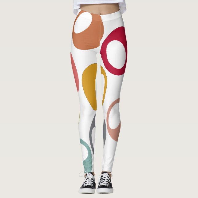Moderne Mitte des Jahrhunderts Leggings (Vorderseite)
