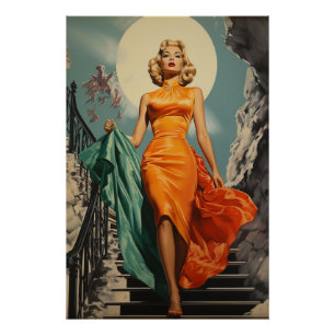 Moderne Mitte des Jahrhunderts Poster