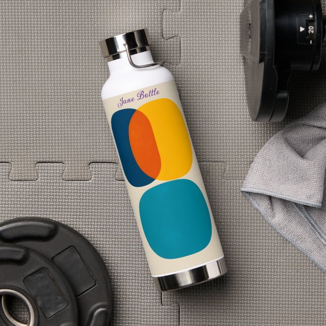 Moderne Mittelepochen-Formen - Personalisierter Na Trinkflasche (Fitnesstudio (gedreht))