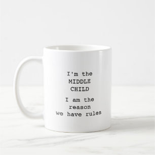 Moderne mittlere Kinderlustige Typografie personal Kaffeetasse