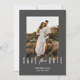Moderne Mix-Save the Date-Karte Einladung