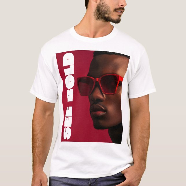Moderne Modekunst T-Shirt (Vorderseite)