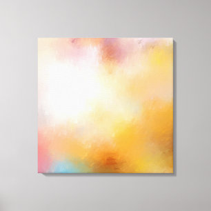 Moderne Moderne Abstrakt Art Blau Gelb Rot Lila Leinwanddruck