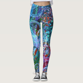 Moderne moderne Abstrakte Kunst Leggings