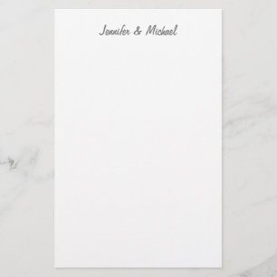 Moderne Moderne Elegante Einfache Minimalistische Briefpapier