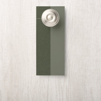 Moderne, moderne, grüne Türverkleidung - individue Türanhänger