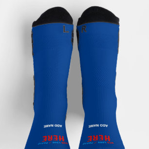 MODERNE MODERNE KUSTOM-BLAUEN MIT VERIFISCHTER MAR SOCKEN