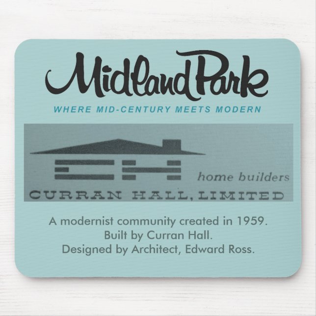 Moderne Moderne Mousepad 1958 Toronto Kanada Mitte (Vorne)