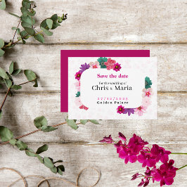 Moderne Moderne Romantik pink Save the Date