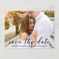 Moderne moderne Schrift Save the Date | FOTO