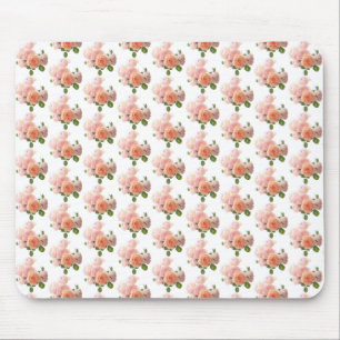 Moderne moderne Vorlage Elegante Rose Design Mousepad