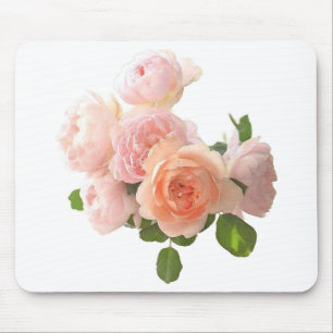 Moderne moderne Vorlage Elegante Rose Design Mousepad
