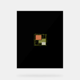 Moderne modulare Grundrissgestaltung – Minimalisti Acrylschild