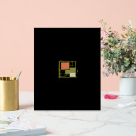Moderne modulare Grundrissgestaltung – Minimalisti Acrylschild