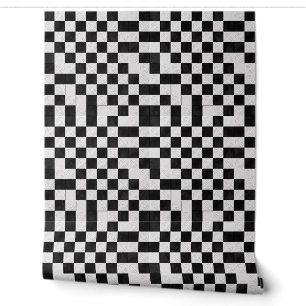 Moderne monochrome geometrische geprägte Kreise Tapete