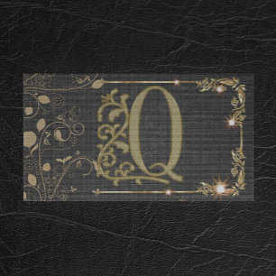 Moderne Monogram Beruflich Masculine Einzigartig Visitenkarte