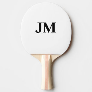 Moderne monogram-klassische Personalisierte Initia Tischtennis Schläger