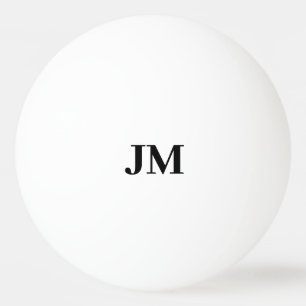 Moderne monogram-klassische Personalisierte Initia Tischtennisball