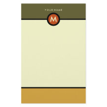 Moderne Monogram Stationery - Business oder Person