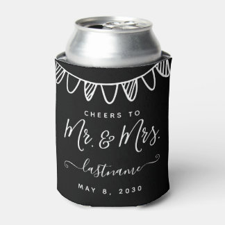 Moderne Monogram Wedding Minimalistisch Classic Dosenkühler