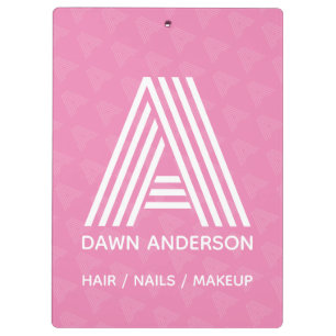 Moderne Monogram-Zwischenablage Klemmbrett