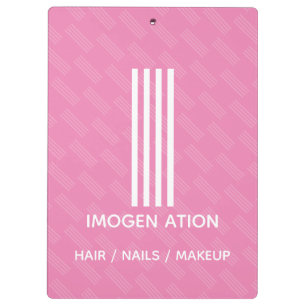 Moderne Monogram-Zwischenablage Klemmbrett