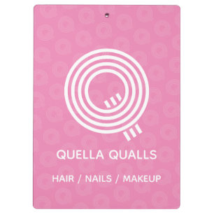 Moderne Monogram-Zwischenablage Klemmbrett