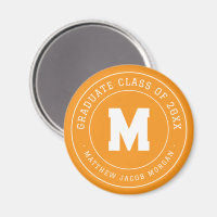 Moderne Monogramm-Abschlussklasse 20XX individuell