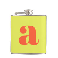 Moderne Monogramm Anfangsbuchstaben Chartreuse Hoc