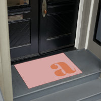 Moderne Monogramm Anfangsbuchstaben Pastellfarben 