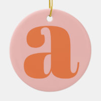 Moderne Monogramm Anfangsbuchstaben Pastellfarben 