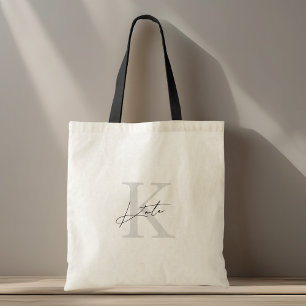 Moderne Monogramm-Brautjungfer Tragetasche