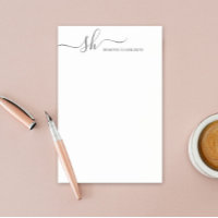 Moderne Monogramm Elegante Kalligraphie Personalis