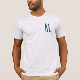 Moderne Monogramm erste Ersetzung Ihre T-Shirt