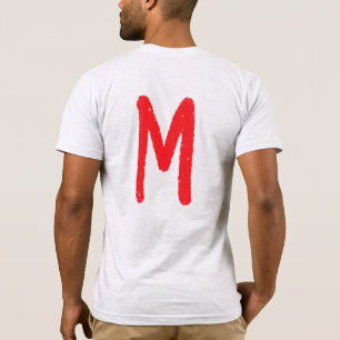 Moderne Monogramm erste Ersetzung Ihre T-Shirt