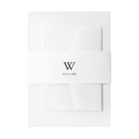 Moderne Monogramm-Hochzeit
