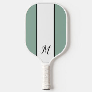 Moderne Monogramm Personalisierte Klassische Monog Pickleball Schläger