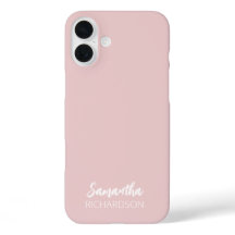 Moderne Monogramm-Schriftzug Name iPhone 16 Plus H