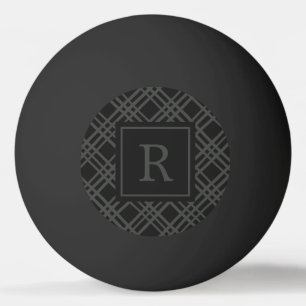 Moderne Monogramm Tischtennisball