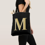 Moderne Monogramm Typografie Gold schwarz<br><div class="desc">Moderne Monogramm Typografie Gold schwarz</div>