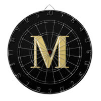 Moderne Monogramm Typografie Gold schwarz