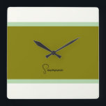 Moderne Monogramm-Uhr Quadratische Wanduhr<br><div class="desc">Diese Schmetterlingsuhr wird jedem Zimmer eine Touch von Charme und Eleganz verleihen. Mit seinem zeitgenössischen ästhetischen und sanften,  anmutigen Stil ist das Schmetterlingsdesign der perfekte Akzent für eine Zuhause,  ein Schlafzimmer oder einen Wohnraum. Diese Uhr ist eine zeitlose Ergänzung zu Ihrer Einrichtung und bietet Schönheit und Funktionalität.</div>