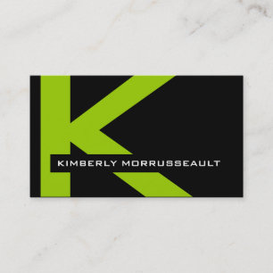 Moderne Monogramm-Visitenkarten Visitenkarte