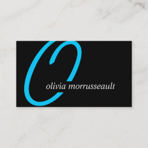 Moderne Monogramm-Visitenkarten Visitenkarte