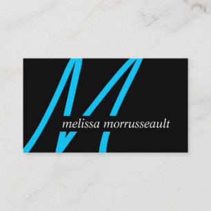 Moderne Monogramm-Visitenkarten Visitenkarte