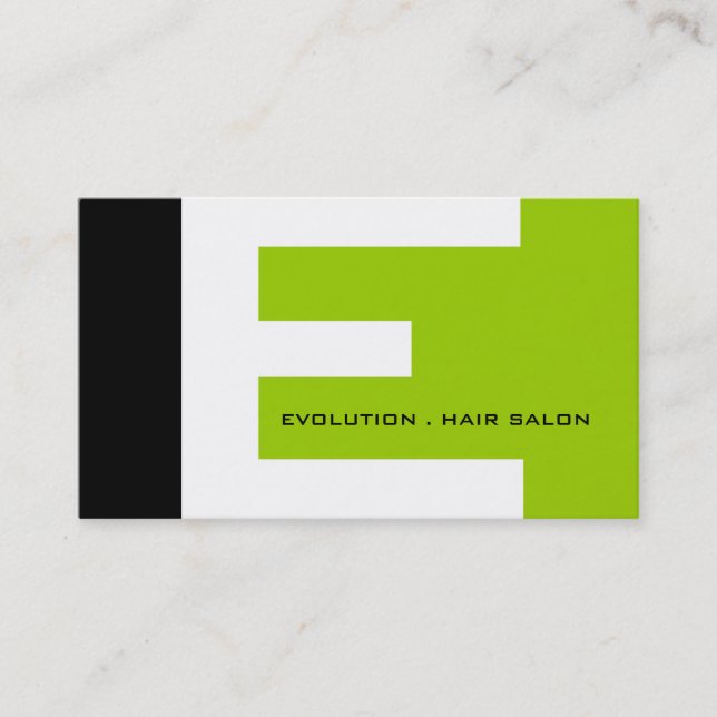 Moderne Monogramm-Visitenkarten Visitenkarte (Vorderseite)